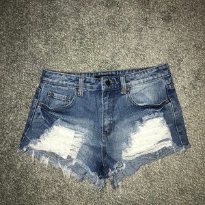 Forever 21 High Waisted Denim Shorts 💙
